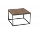 Odkládací stolek s kovovou kontrukcí Industrial - 60*60*40cm J-Line by Jolipa
