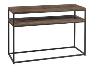 Konzolový stolek s kovovou kontrukcí Industrial - 120*40*78cm