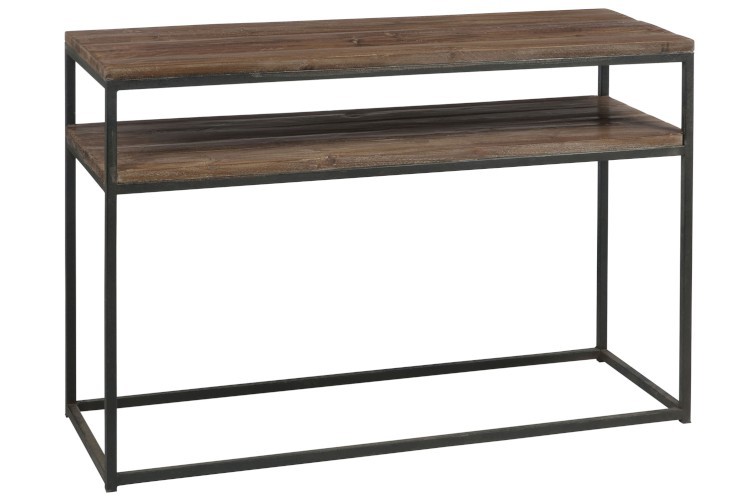 Konzolový stolek s kovovou kontrukcí Industrial - 120*40*78cm