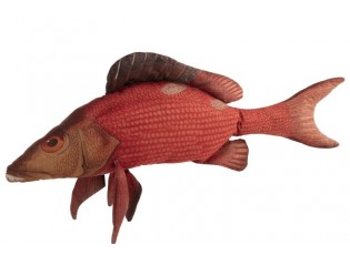 Červený polštář Fish Paul - 93*34*17cm
