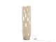 Stolní dřevěná lampa Paulownia Holes 1 - Ø 18 * 69cm J-Line by Jolipa
