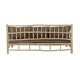 Hnědá 3-místná dřevěná pohovka Teak - 200*100*93 cm J-Line by Jolipa