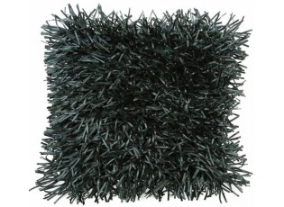 Zelený střapatý polštář s výplní Anjela green - 40*40cm