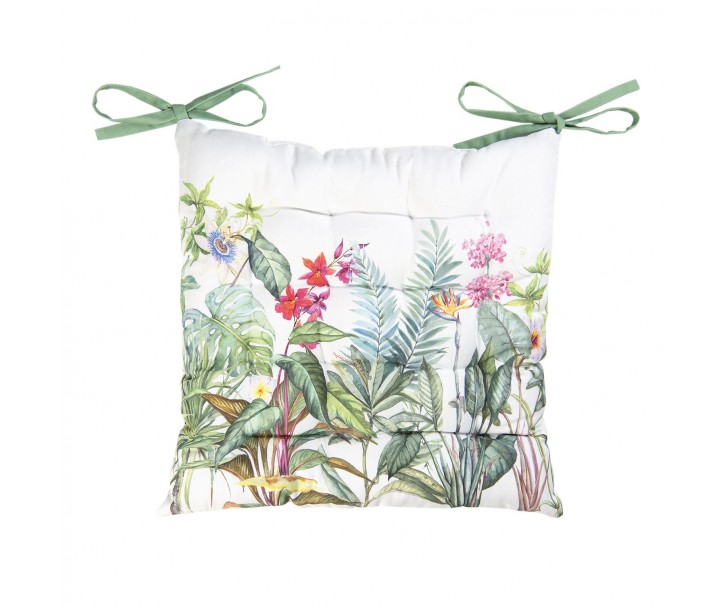 Podsedák s výplní Jungle Botanics - 40*40 cm Clayre & Eef