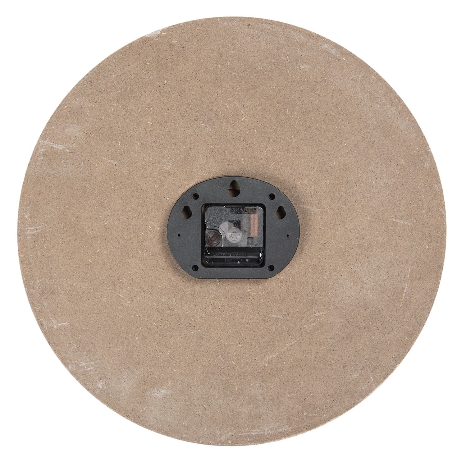 Bílé dřevěné nástěnné hodiny s patinou - Ø 40*4 cm Clayre & Eef Bílé dřevěné nástěnné hodiny s patinou - Ø 40*4 cm Clayre & Eef