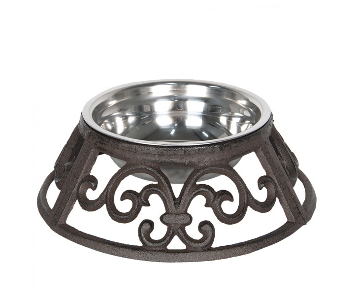 Miska v kovovém stojanu - Ø 23*8 cm / 0,435L Clayre & Eef