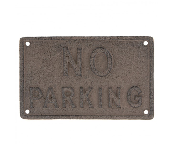 Cedulka No parking - 19*12*0.5 cm Clayre & Eef