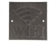 Cedulka WiFi - 13*13*1 cm Clayre & Eef