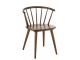 Hnědá jJídelní židle Armrest Vintage- 54*53*75 cm J-Line by Jolipa