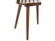 Hnědá jJídelní židle Armrest Vintage- 54*53*75 cm J-Line by Jolipa