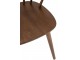 Hnědá jJídelní židle Armrest Vintage- 54*53*75 cm J-Line by Jolipa
