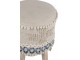 Modro-krémová stolička - podnožka Denim - 30*45cm J-Line by Jolipa