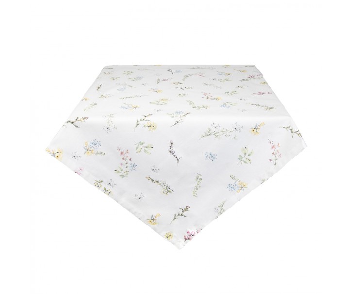 Ubrus na stůl Happy Florals - 100*100 cm Clayre & Eef