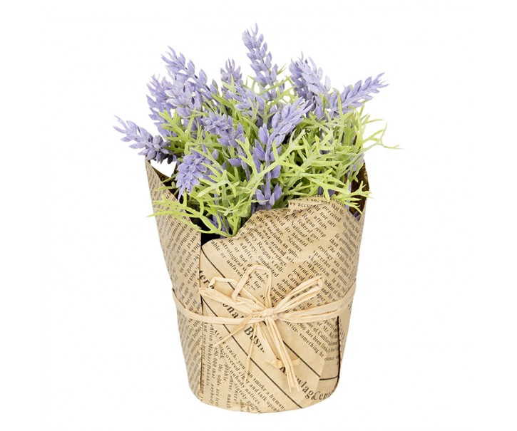 Dekorace květníček levandule - 16 cm Clayre & Eef