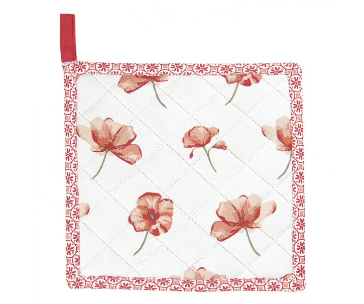 Chňapka - podložka Poppy Flower - 20*20 cm Clayre & Eef