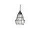 Šedé kovové stropní světlo Birk - Ø 17*27 cm Light & Living