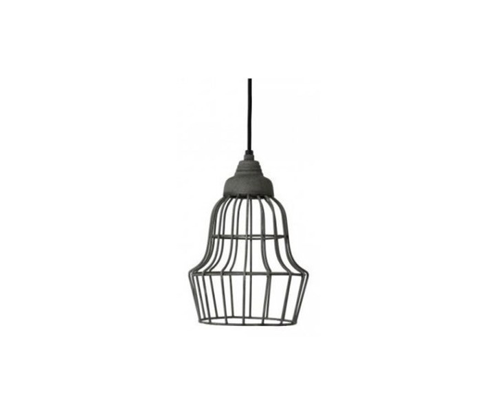 Šedé kovové stropní světlo Birk - Ø 17*27 cm Light & Living