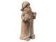 Hnědá dekorace Santa s lucernou - 11*9*24 cm Clayre & Eef