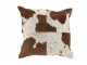 Kožený polštář s výplní Cow - 45*45*10cm J-Line by Jolipa