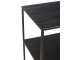 Kovový černý policový regál Scale -101*39*96cm J-Line by Jolipa