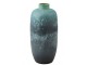Azurová keramická dekorační váza Vintage - Ø 33*72cm J-Line by Jolipa