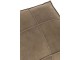 Béžový kožený puf Tassels - 50*50*25cm J-Line by Jolipa