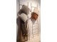 Černý kovový věšák na textil žebřík - 50*220 cm J-Line by Jolipa