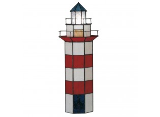 Lampa Tiffany Maják - 21*56 cm 2x E14 / max 25w