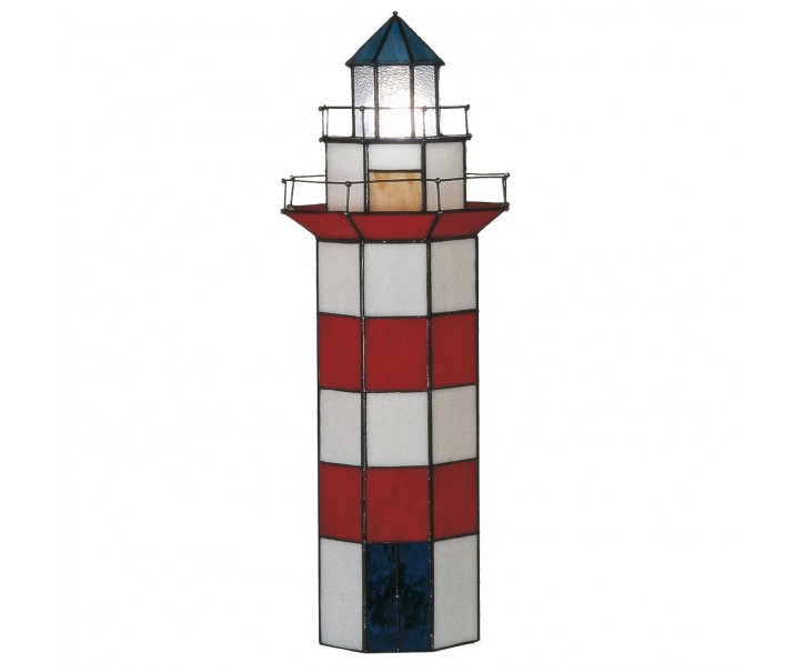 Lampa Tiffany Maják - 21*56 cm 2x E14 / max 25w Clayre & Eef
