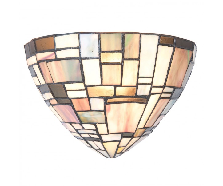 Nástěnná lampa Tiffany Frontiere - 30*16*18 cm / E14/40W Clayre & Eef