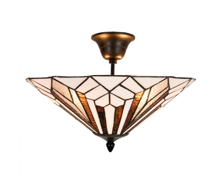 Stropní svítidlo Tiffany Shields - Ø 40*28 cm E14/max. 2x40 Watt Clayre & Eef