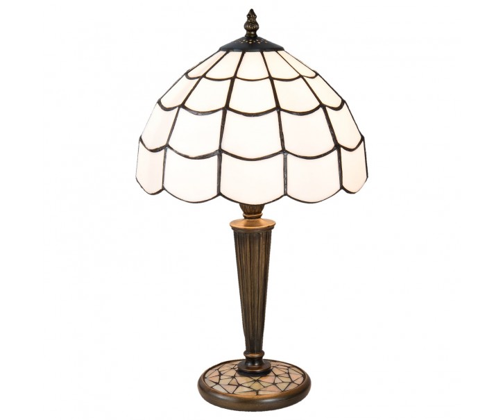 Stolní lampa Tiffany - Ø 25*43 cm / E27/max 1*40W Clayre & Eef