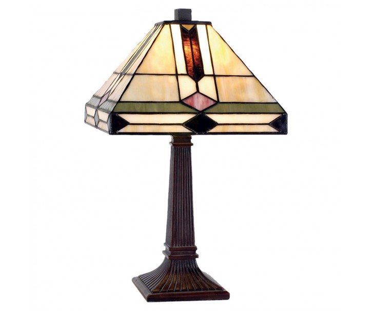 Stolní lampa Tiffany - 30*37 cm 1x E14 / Max 40W Clayre & Eef