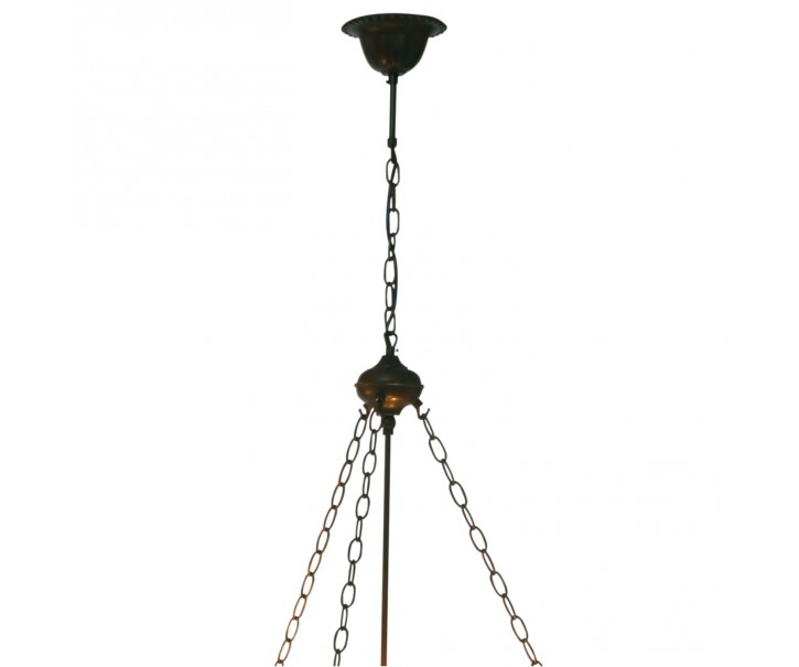 Kovový stropní držák lustru - 100 cm 3x E27 / Max 60W Clayre & Eef