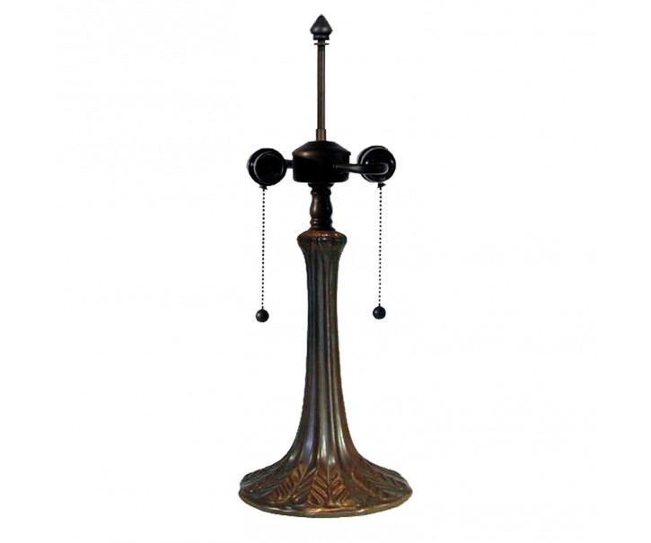 Lampová noha se zdobením Tiffany - Ø 17*52 cm 2x E27 / Max 60W Clayre & Eef