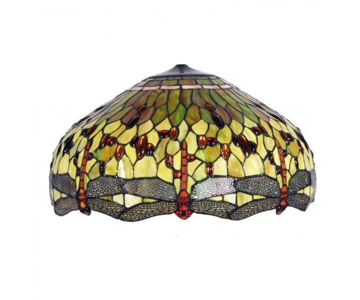 Stínidlo Tiffany Dragonfly green - Ø 51 cm Clayre & Eef