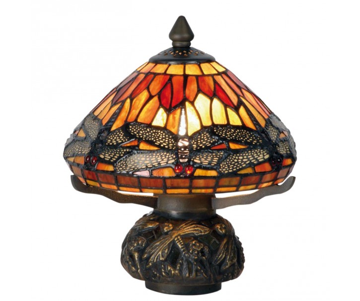 Stolní lampa Tiffany - Ø 22*21 cm 1x E14 / Max 40W Clayre & Eef
