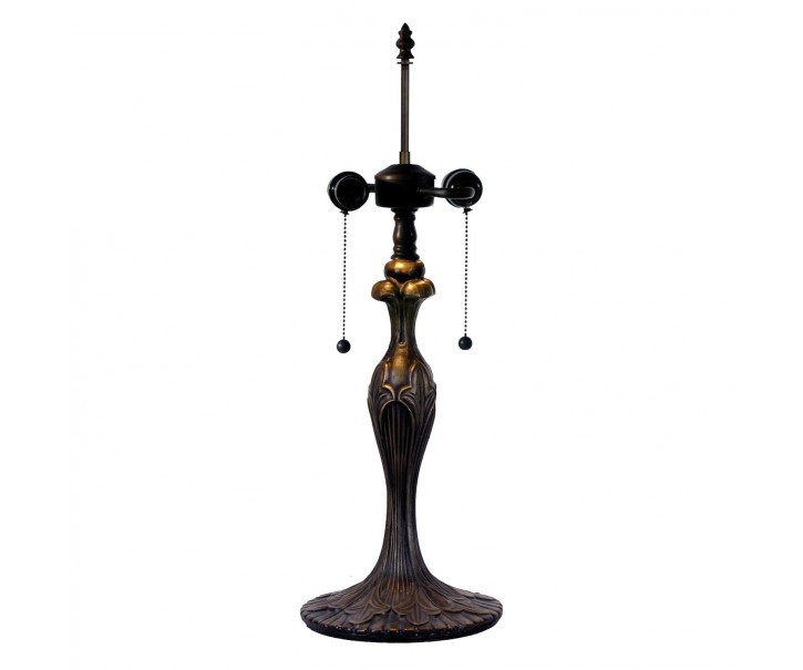 Zdobená noha k lampě Tiffany - Ø 17*55 cm 2x E27 / Max 60W Clayre & Eef