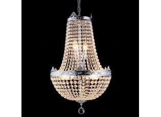 Křišťálový lustr Basile - Ø 40*70/184 cm E14/max 6*40W