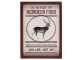 Obraz Jelen Reindeer food - 27*3*37 cm Clayre & Eef