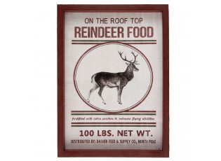 Obraz Jelen Reindeer food - 27*3*37 cm