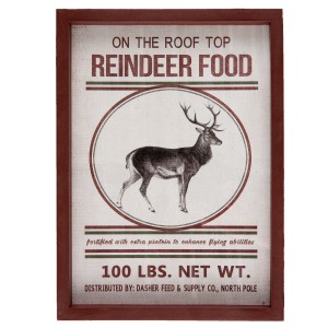 Obraz Jelen Reindeer food - 27*3*37 cm