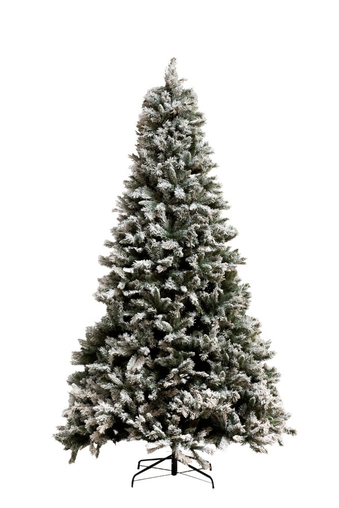 Vánoční veliký zasněžený strom jedle Snowy Tree - 160*160*325 cm