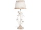 Vintage stolní lampa s růžemi - Ø 33* 79 cm / E27/60W Clayre & Eef
