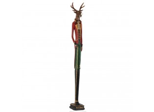 Dekorace jelen - 12*12*92 cm