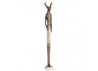 Dekorace postava jelen - 12*12*92 cm