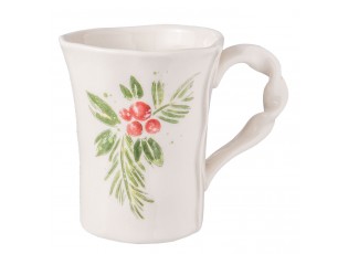 Nepravidelný hrneček se zatočeným uchem - 13*9*11 cm / 0,3L