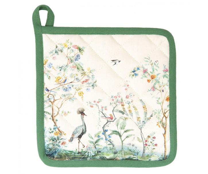Chňapka-podložka Birds in Paradise - 20*20 cm Clayre & Eef