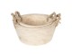 Sada 2 dřevěných košíků/ misek - Ø 36*16 cm / Ø 29*13 cm Clayre & Eef
