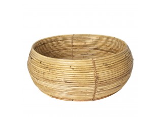 Přírodní ratanový koš / stolek Vionette - Ø 52*22 cm